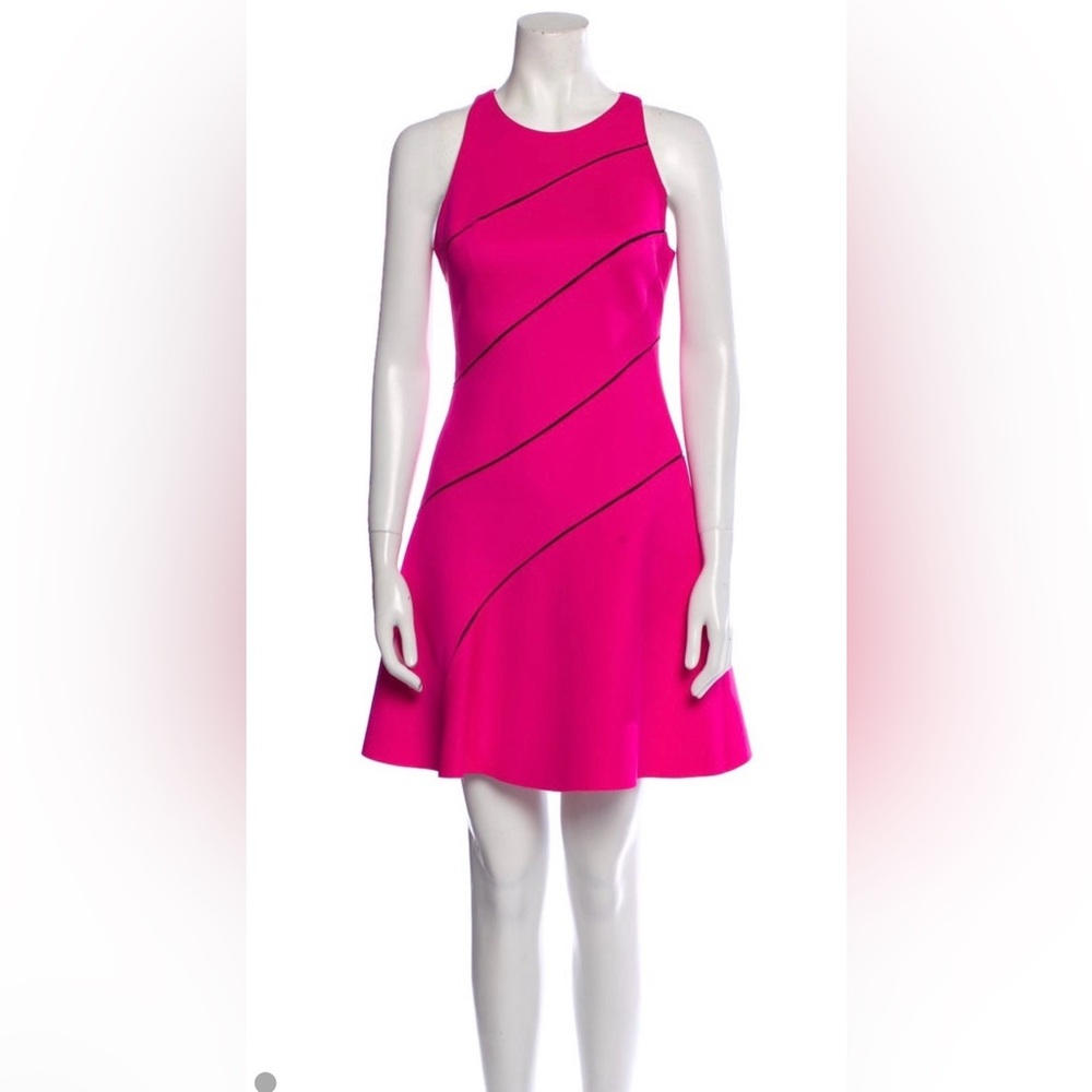 Sachin + Babi Hot Pink Sleeveless A-Line Mini Dress
